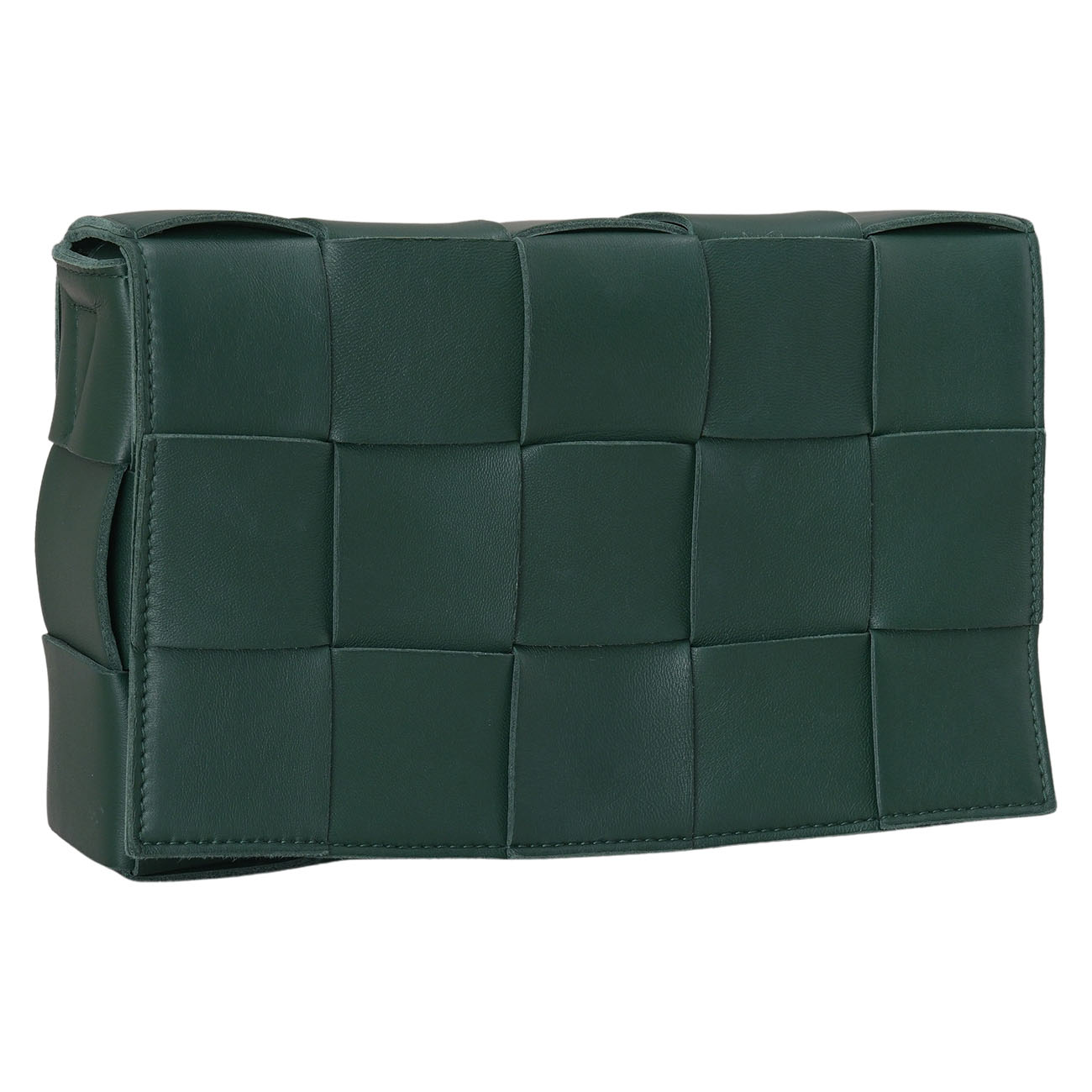 BOTTEGA VENETA(USED)보테가베네타 그린 카세트 미디움 백
